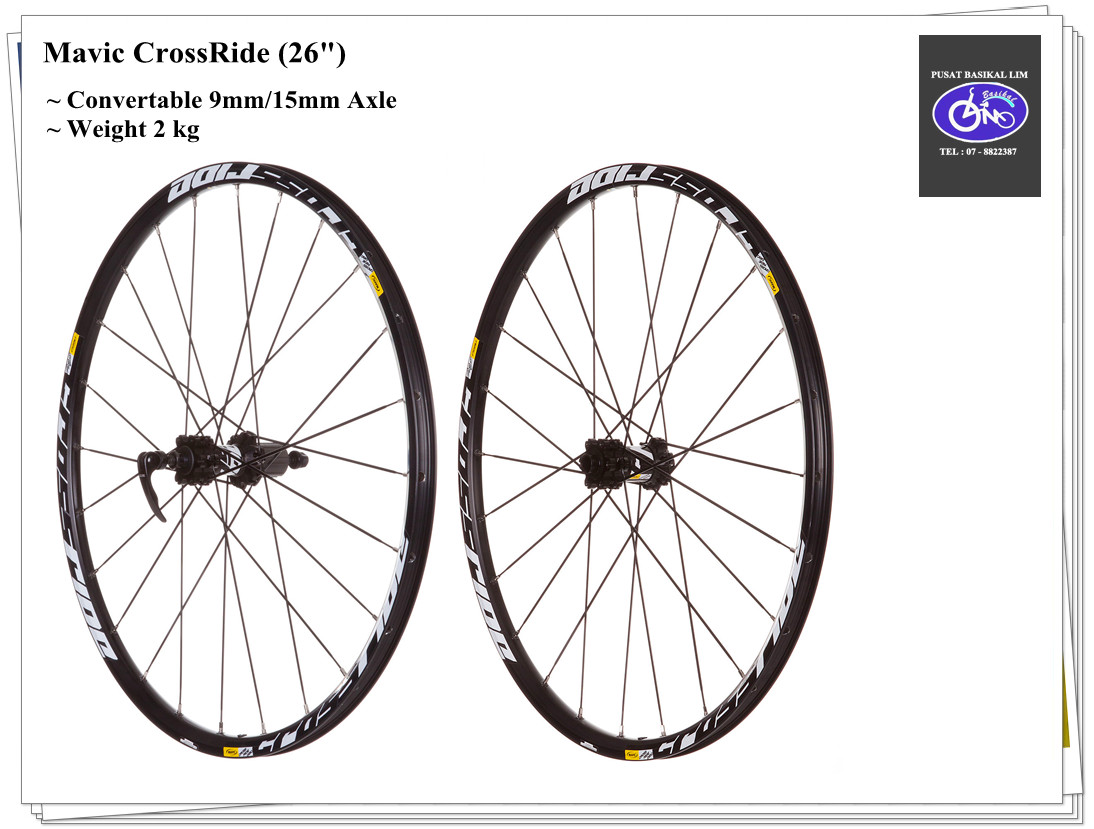 mavic crossride 26 wheelset